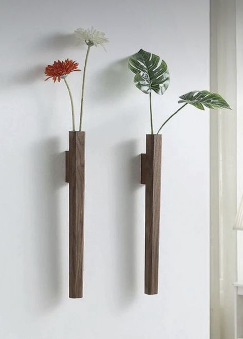 Wooden Plant Wall Decor