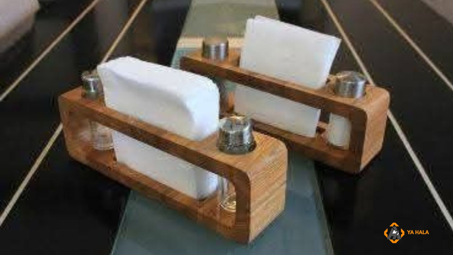 Wooden Tissue Holder