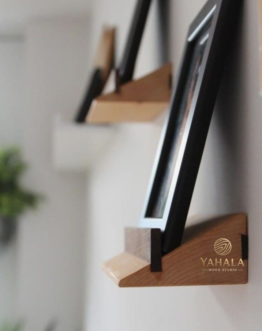 Wooden Wall Mounted Stand - Decors