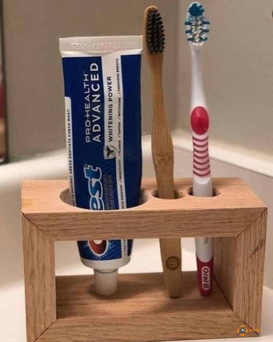 Toothbrush Wooden Holder