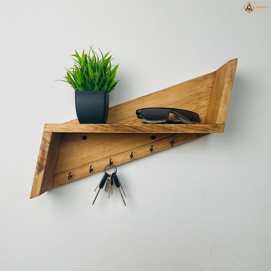 Stylish Wooden Wall Shelf