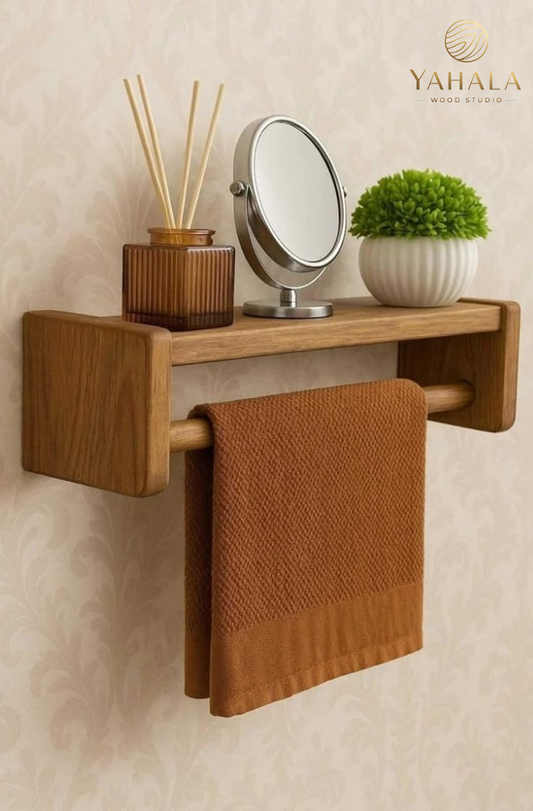 Wooden Wall-Mounted Hanging Holder