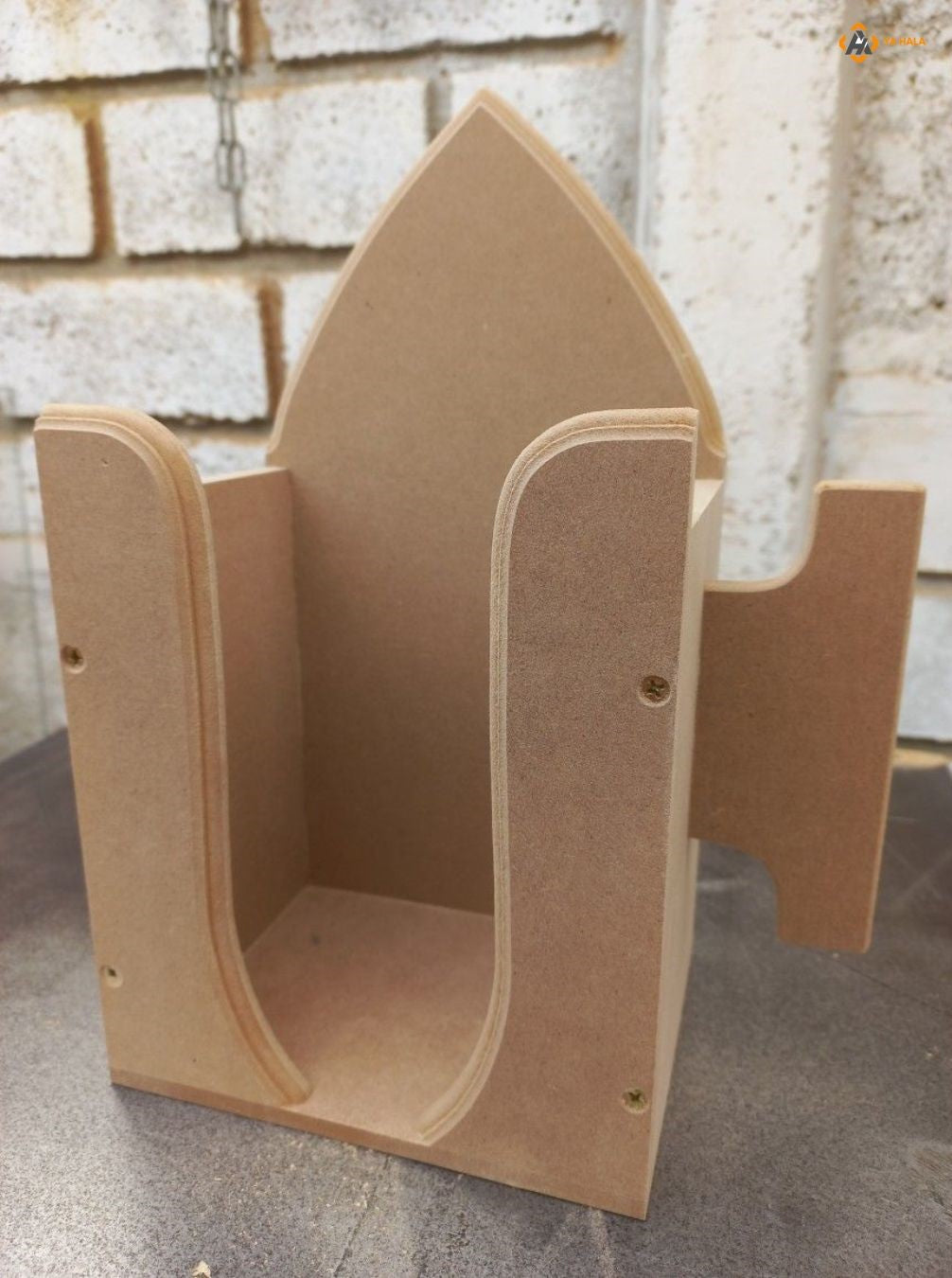 Wooden Iron Box Hanger
