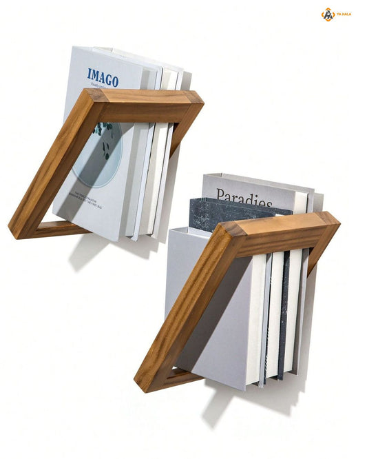 Wooden Wall Book Hook