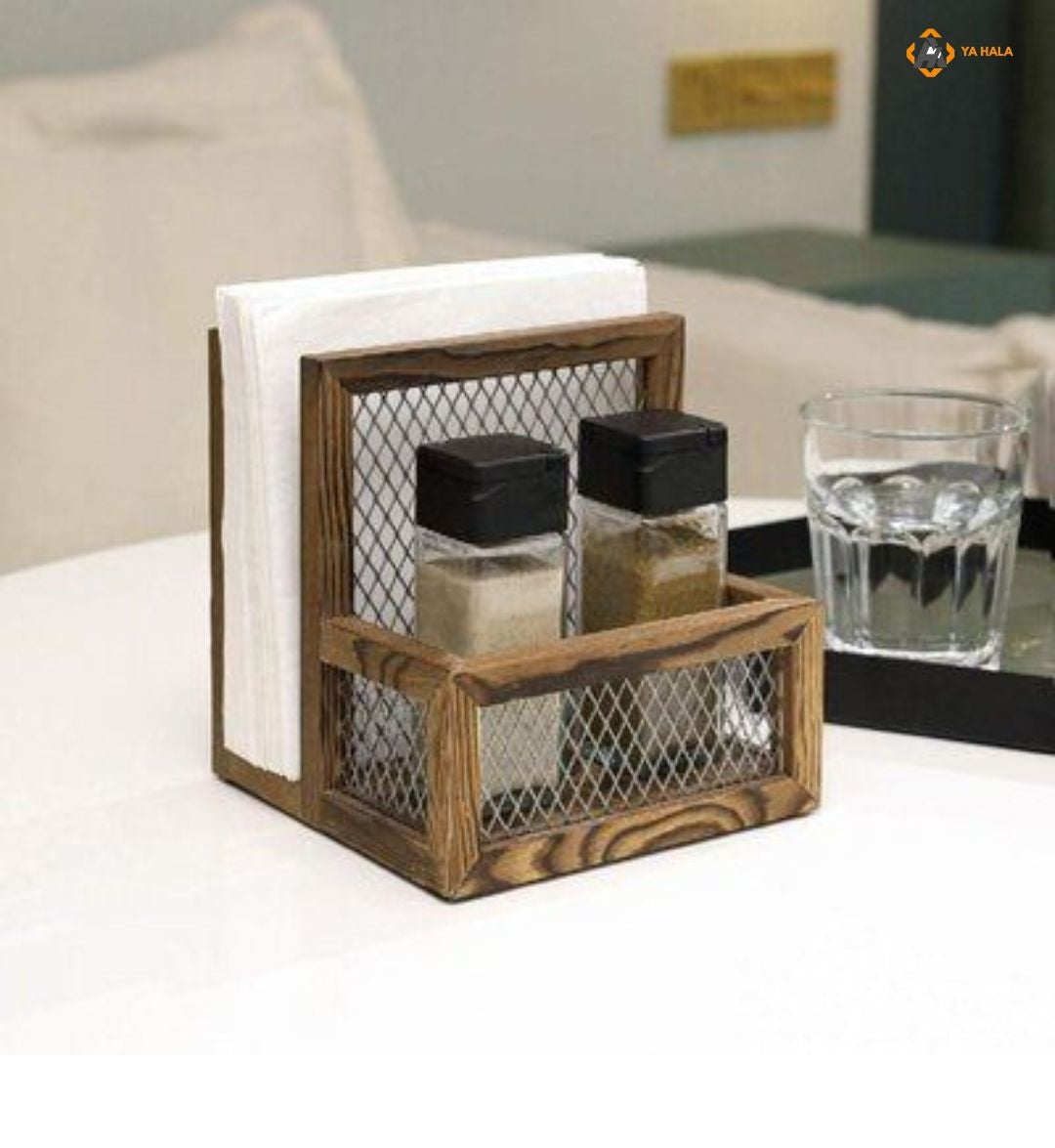 Wooden Tissue Holder