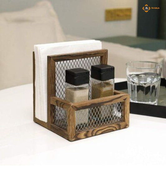 Wooden Tissue Holder