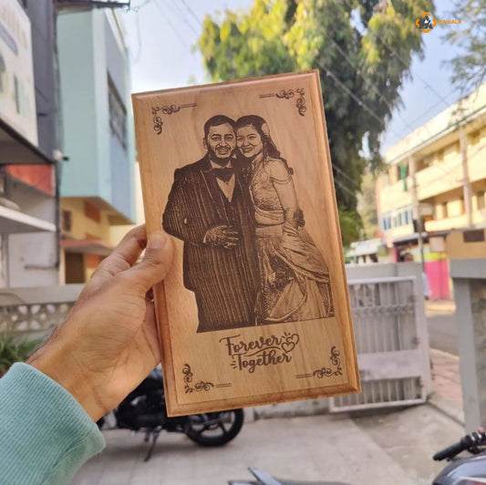 Custom Laser Wooden Engraved Photo Frame