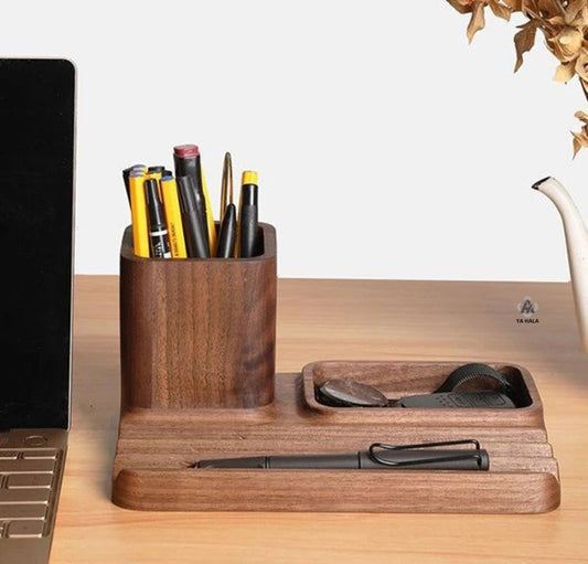 Wooden- Pen Holder