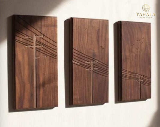 Wooden Wall Mounted Art