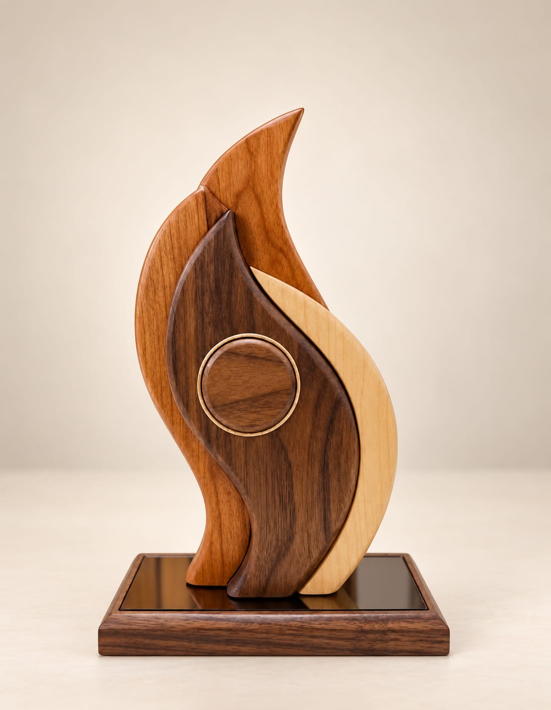 Customized Wooden Excellence Trophy – Premium Recognition Award for the Hospitality Industry